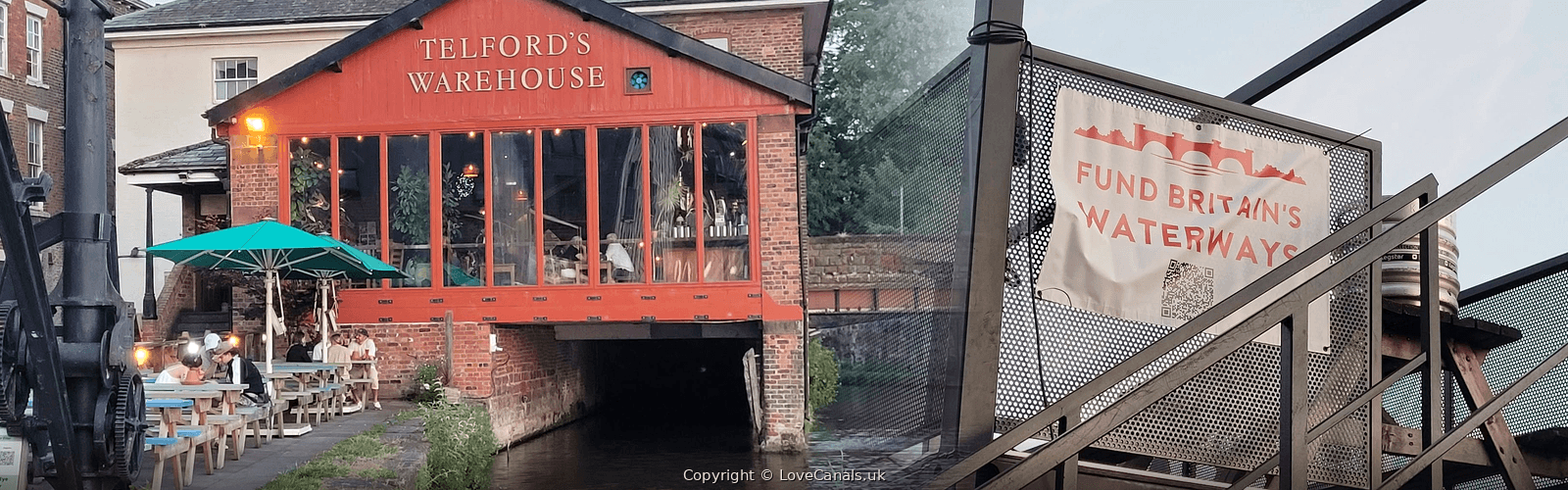 Spotting the campaign in Chester: a pint at Telford’s Warehouse